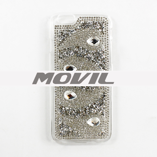 NP-2434 Bling TPU con diamante para el iPhone 6-13